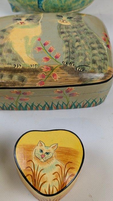 Sieradendoos (7) - make up box / juwelenbox / voorstelling -, Antiquités & Art, Art | Art non-occidental