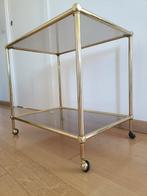 Serveerwagen - Verguld messing