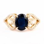 Zonder Minimumprijs - Ring - 14 karaat Geel goud -  2.45ct., Handtassen en Accessoires, Ringen, Nieuw