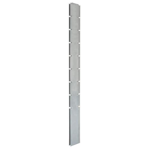 vidaXL Schanskorfpaal 220 cm gegalvaniseerd staal, Jardin & Terrasse, Poteaux, Poutres & Planches, Envoi