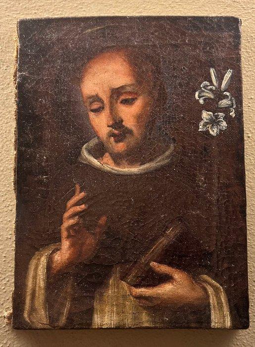 Scuola italiana (XVI-XVII) - Sant’Antonio da Padova, Antiek en Kunst, Kunst | Schilderijen | Klassiek