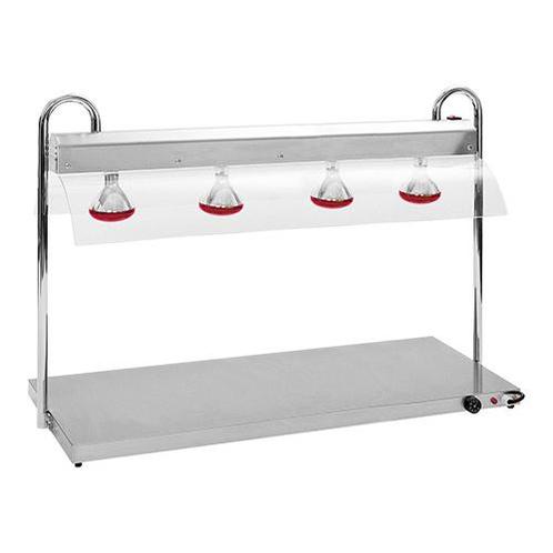 Warmhoudplaat + Infraroodlampen | 30°C/90°C | 2,5kW |, Zakelijke goederen, Horeca | Keukenapparatuur, Nieuw in verpakking, Verzenden