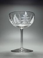 Verre à champagne (6) - XIXe siècle - Cristal - Verres en, Antiek en Kunst, Antiek | Glaswerk en Kristal