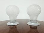 2P - Tafellamp (3) - Tafellampen uit de jaren 70 van matglas