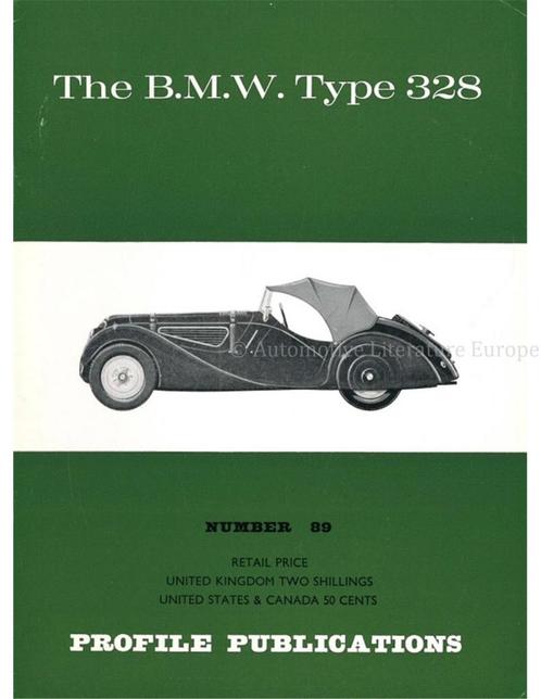 THE BMW TYPE 328 (PROFILE PUBLICATIONS 89), Livres, Autos | Livres
