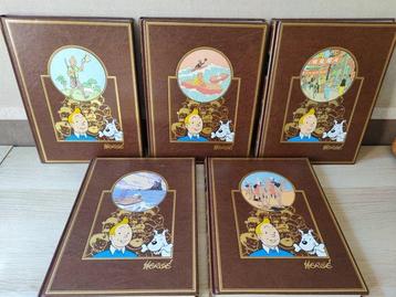 Tintin - LŒuvre intégrale dHergé - 5 Album - Eerste druk beschikbaar voor biedingen