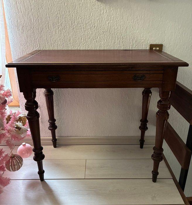 Bureau - Mahonie, Walnoot - Schrijftafel Mogano, Antiek en Kunst, Antiek | Overige Antiek