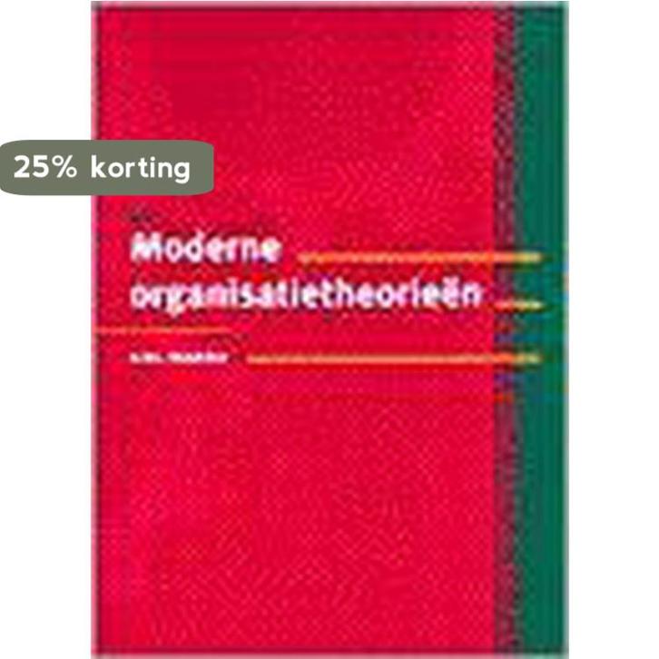 Moderne organisatietheorieen / Academic Service economie en, Boeken, Economie, Management en Marketing, Gelezen, Verzenden
