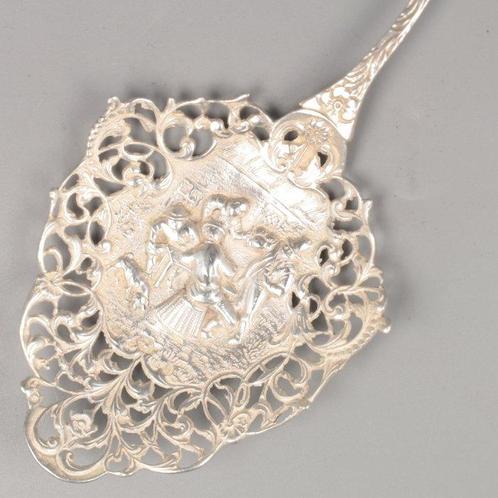 Vos & Schoorl (Haarlem, 1917) Petitfourschep - Taartschep -, Antiek en Kunst, Antiek | Zilver en Goud