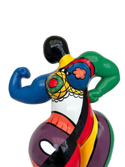 Beeldje - Marmer, glasvezel, Antiek en Kunst, Kunst | Designobjecten