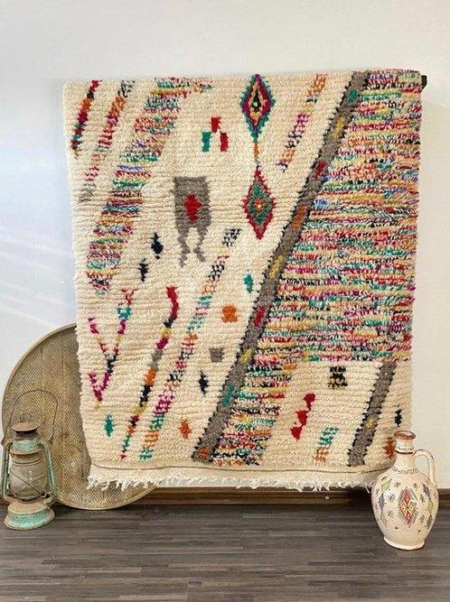 Authentiek Berber Tapijt - Handgeknoopt uit het, Antiek en Kunst, Kunst | Designobjecten