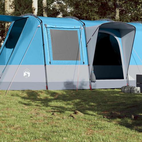 vidaXL Tente de camping tunnel 4 personnes bleu, Caravans en Kamperen, Tenten, Verzenden