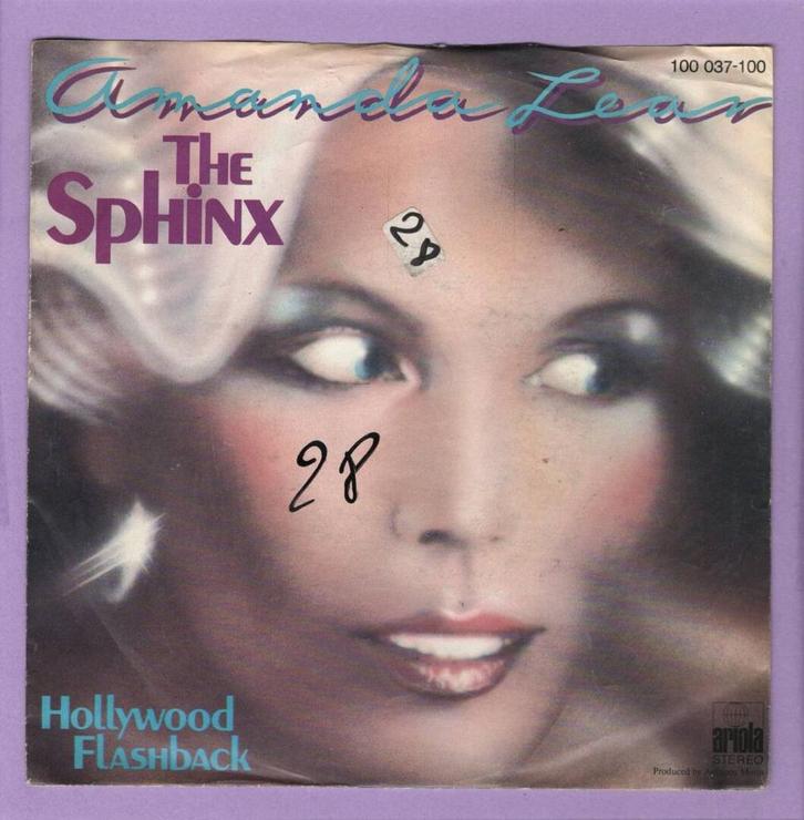 Amanda Lear – The Sphinx / Hollywood Flashback (1-7-Vinyl-S, Cd's en Dvd's, Vinyl Singles, Ophalen of Verzenden