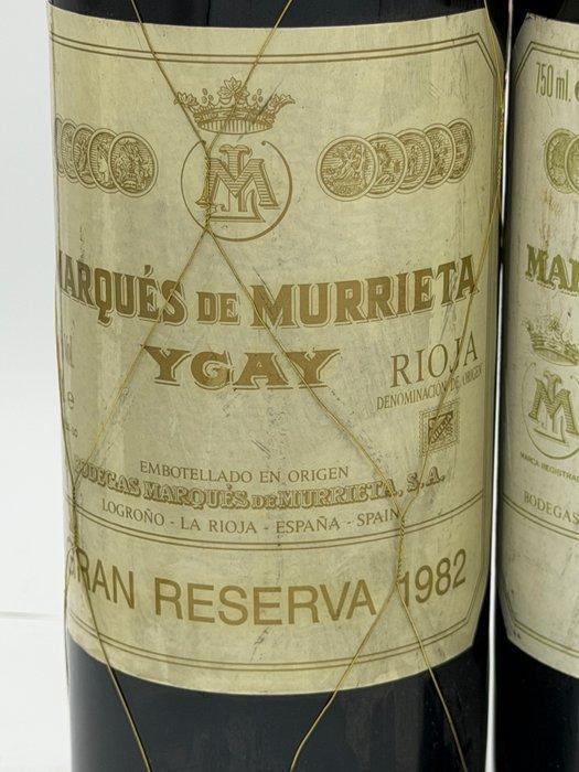 1982 & 1985 & 1992 Marqués de Murrieta, Ygay - Rioja Gran, Verzamelen, Wijnen