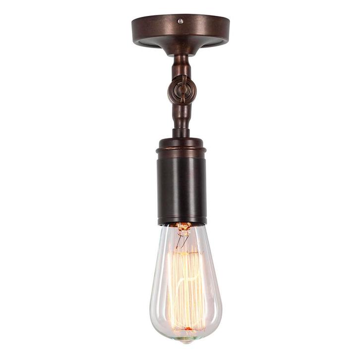 Plafondlampen Messing Emeli wandlamp antiek brons, Huis en Inrichting, Lampen | Plafondlampen, Verzenden