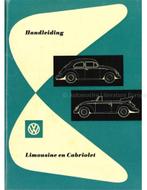 1955 VOLKSWAGEN KEVER 1200 INSTRUCTIEBOEK NEDERLANDS, Ophalen of Verzenden