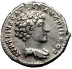 Romeinse Rijk. Marcus Aurelius (AD 161-180). Denarius Rare, Postzegels en Munten