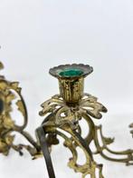 Kandelaar - Messing - 4 armige wandkandelaar 2d