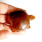 Oud-Tibetaans Agate Schildpadkraal talisman - 54 mm (Zonder