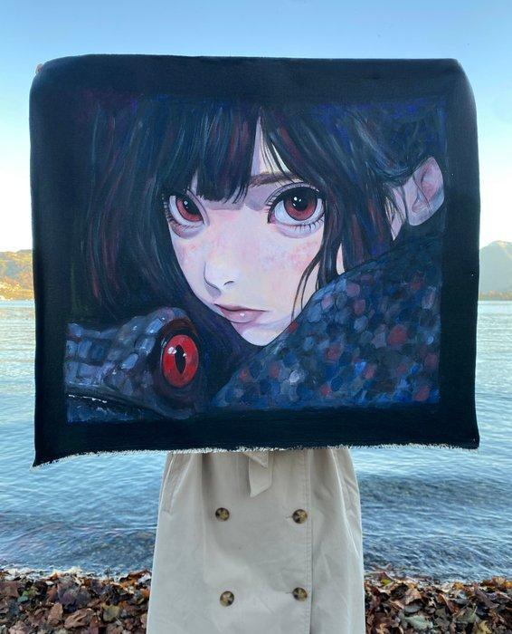 Roger Haus -  - The Red & The Black, Antiek en Kunst, Kunst | Designobjecten