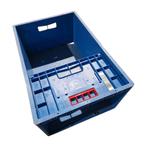 Stapelbak 600x400x260 mm met grijpopening inklapbaar PP, Ophalen of Verzenden