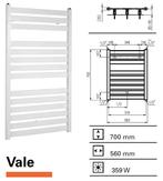 Designradiator Vale 700 x 560 mm Pergamon, Ophalen of Verzenden, Overige typen