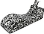 Opvouwbare relax sofa Zebra print - 150cm - Katoen & Foam, Ophalen of Verzenden, Nieuw