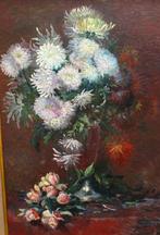 Joseph Van Genegen (1857-1936) - Stilleven met bloemen, Antiek en Kunst, Kunst | Schilderijen | Klassiek