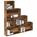 vidaXL Boekenkast 157x24x160 cm bewerkt hout oud houtkleurig, Huis en Inrichting, Verzenden, Nieuw