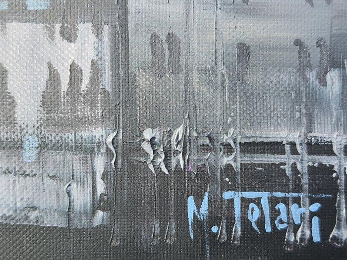 Michele Telari - Tramonto a Manhattan, Antiek en Kunst, Kunst | Schilderijen | Modern