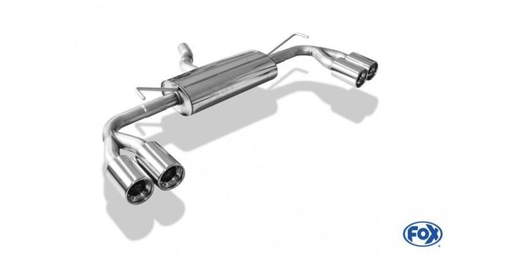 FOX Toyota Auris Diesel einddemper rechts/links - 2x90 type, Auto-onderdelen, Uitlaatsystemen, Nieuw, Verzenden