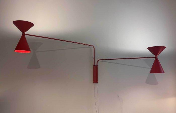 Juanma Lizana Studio - Wandlamp - RAL 3002 - Vleermuizen, Antiquités & Art, Art | Objets design