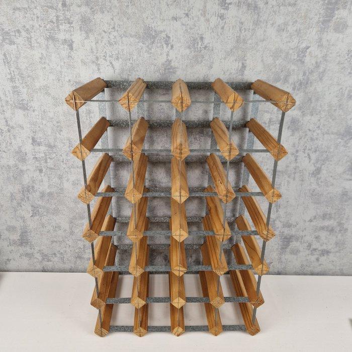 Wijnrek - Gegalvaniseerd - Wijnrek, Hout, Metaal, Antiek en Kunst, Curiosa en Brocante
