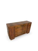 Crédence - Ronce de noyer, Noyer, Bois, Laiton