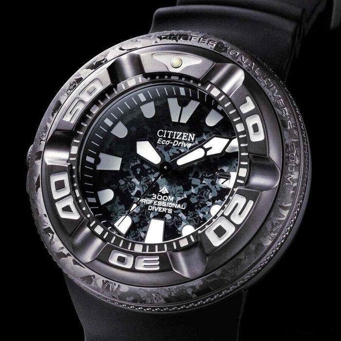 Citizen - Divers Eco Drive 300 BAR GODZILLA - Limited, Handtassen en Accessoires, Horloges | Heren