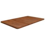 vidaXL Wastafelblad 100x60x2,5cm behandeld massief hout, Huis en Inrichting, Keuken | Keukenelementen, Verzenden, Nieuw