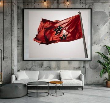 Ben Dauchez - Maroc Drapeau surimpression beschikbaar voor biedingen