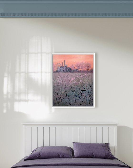 Paco Guzmán - Aurora Mecánica, Antiek en Kunst, Kunst | Schilderijen | Modern