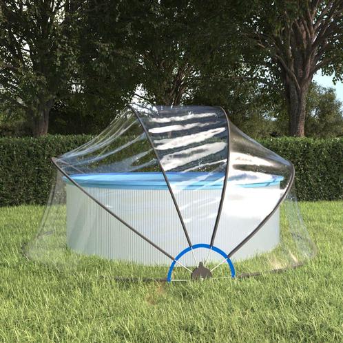 vidaXL Zwembadoverkapping rond 315x158 cm PVC, Tuin en Terras, Zwembaden, Nieuw, Verzenden