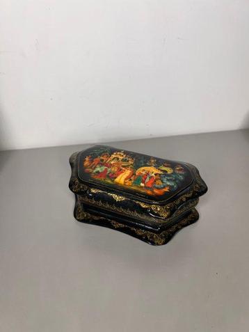 Boîte - Bois - Boîte laquée russe Palekh