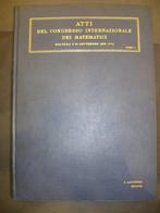 Vari - Atti del Congresso Internazionale dei Matematici -
