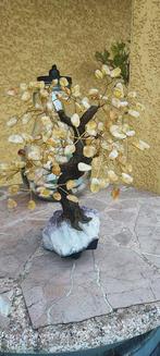 Themacollectie - levensboom van citrien op amethisten druse