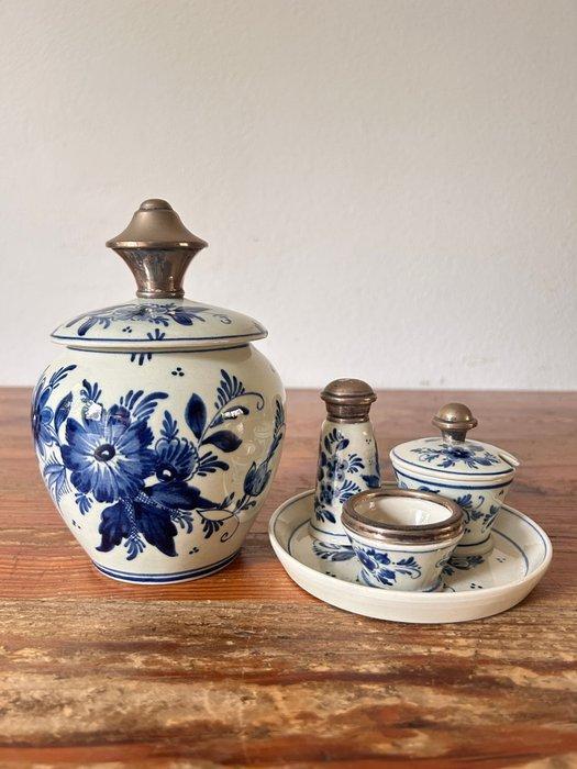 Plateelbakkerij Zuid-Holland - Vaas (5) - Aardewerk, Zilver, Antiek en Kunst, Antiek | Glaswerk en Kristal