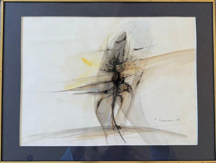 Edoardo Franceschini (1928-2006) - Zonder titel, Antiek en Kunst, Kunst | Schilderijen | Modern