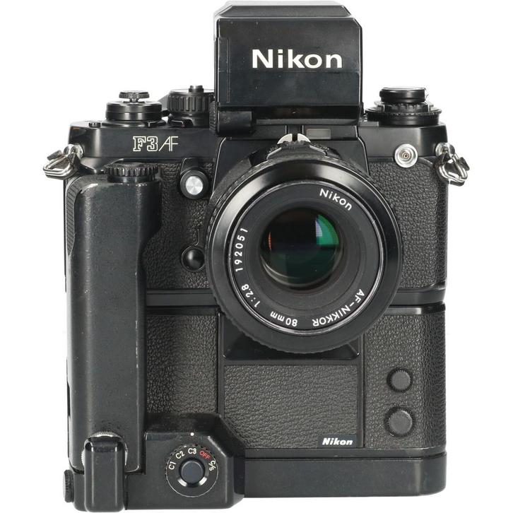 Tweedehands Nikon F3AF  met DX-1 en 80mm f/2.8 CM3795, Audio, Tv en Foto, Overige Audio, Tv en Foto, Gebruikt, Ophalen of Verzenden