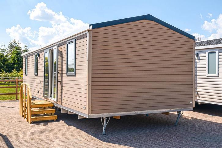 Stacaravan Luzerno - 2 slaapkamers - 1009x400cm, Caravans en Kamperen, Stacaravans, tot en met 4