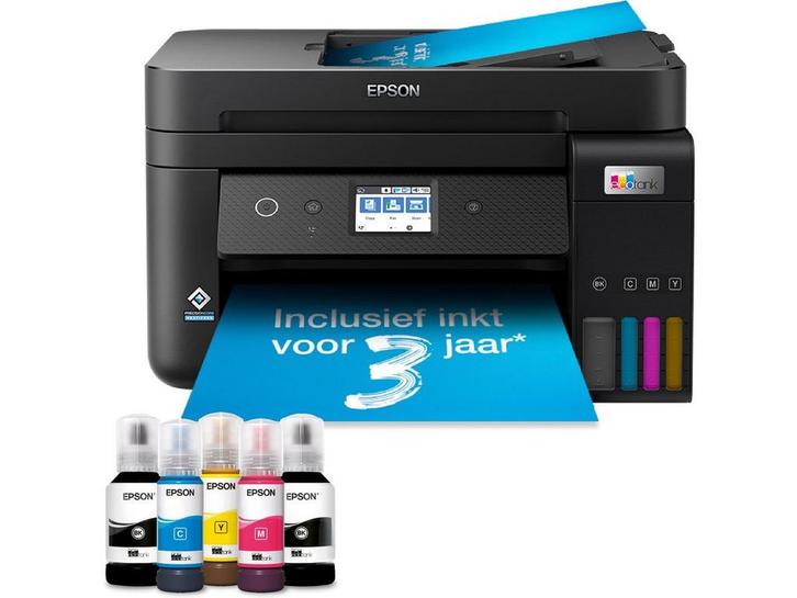Epson EcoTank ET-4850 - All-In-One Inkttank Printer -, Computers en Software, Printers, Zo goed als nieuw, Verzenden