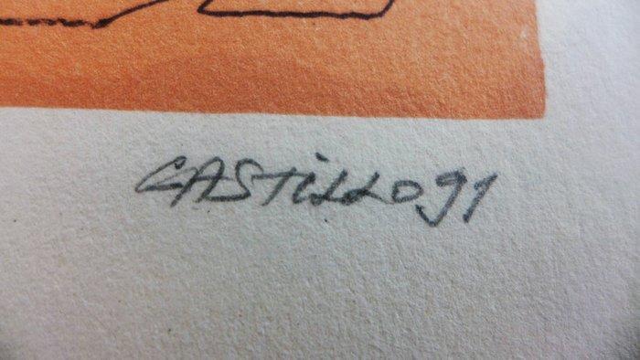 Jorge Castillo (1933) - Incendio de Adan, Antiek en Kunst, Antiek | Overige Antiek