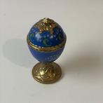 Œuf Fabergé - violet - Porcelaine - oeuf musical