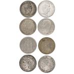 Frankrijk. 5 Francs 1830/1875 (8 stuks)  (Zonder, Timbres & Monnaies